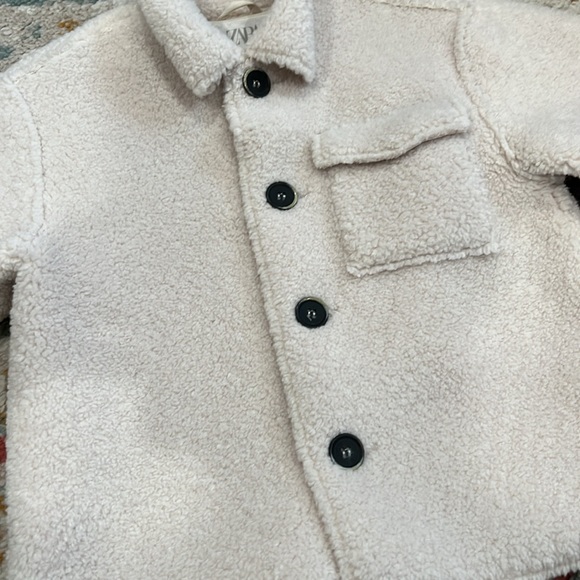 Zara girls 2-3 years cream coat - Picture 2 of 7